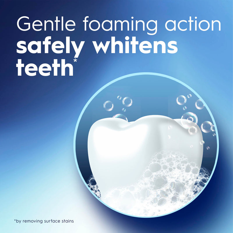 Crest 3D White Glamorous White Alcohol Free Multi-Care Whitening Mouthwash, Hydrogen Peroxide Mouthwash, Arctic Mint, 16 fl oz (473 mL) - Pack of 4, Crest Mouthwash 16 Fl Oz (Pack of 4)