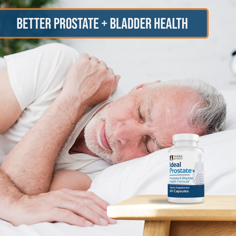 [Australia] - Advanced Men's Prostate Support by Ideal Prostate Plus with Saw Palmetto, Lycopene and More for Natural Prostate Relief 1 Bottle (60 Count) 