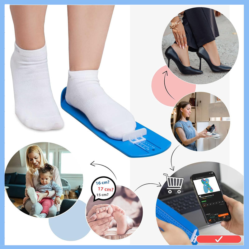 [Australia] - Foot measuring device, shoe size measurement, shoe size meter, shoe size measurement from 18 to 47 measuring device, shoe sizes foot meter shoe accessories measuring foot shoe size meter children for children adults feet 
