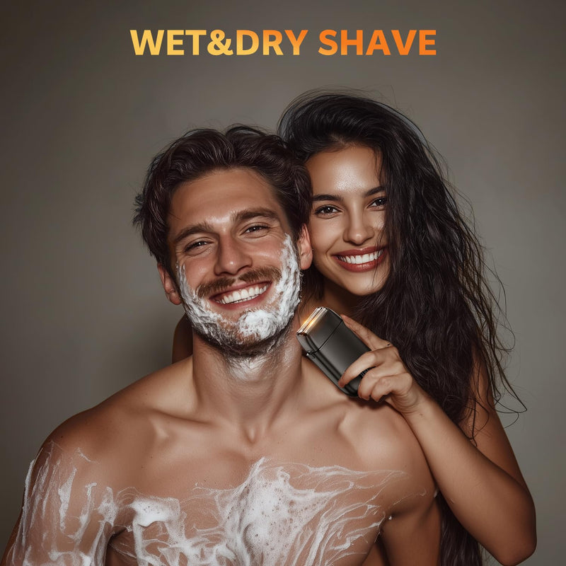 [Australia] - Foil Shavers for Men, Electric Razors for Close Shaving Face with High Speed 3 Floating Blade Heads, USB C Fast Rechargeable Foil Shaver IPX7 Waterproof Wet Dry Travel Locked/Led Display 