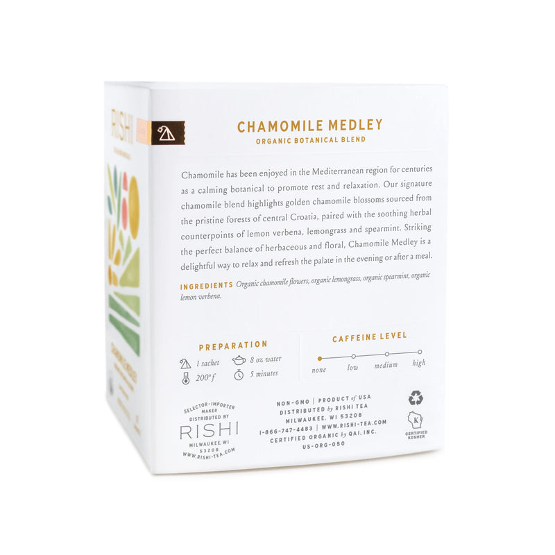 [Australia] - Rishi Tea, Chamomile Medley, 50-Count 50 Count (Pack of 1) 