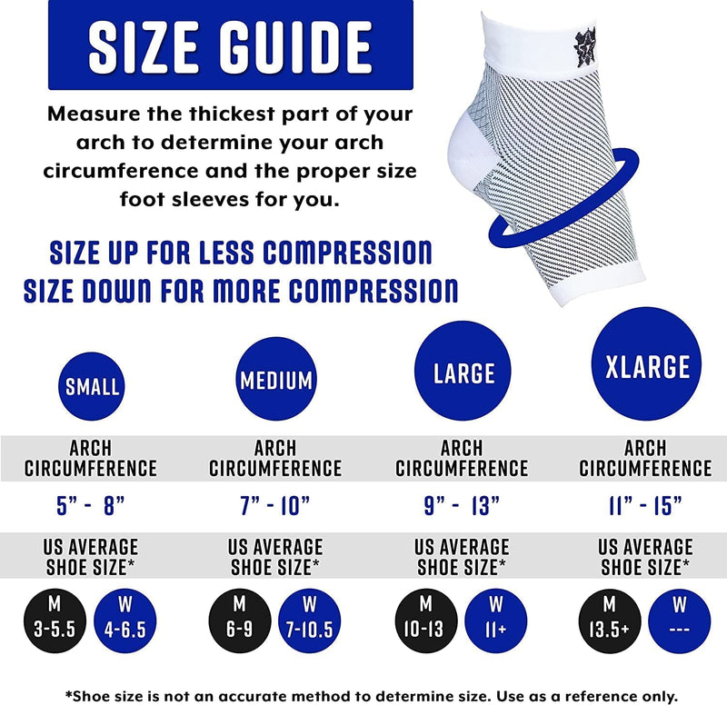 [Australia] - Bitly Plantar Fasciitis Compression Socks for Women & Men - Best Ankle Compression Sleeve, Nano Brace for Everyday Use - Provides Arch Support & Heel Pain Relief (Black, Medium) Black 1 