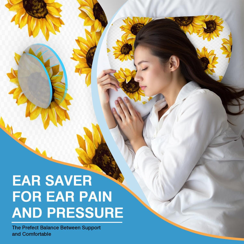 [Australia] - Ear Piercing Pillow with an Hole for Relief Ear Pain Side Sleepers,Cotton and Polyester Hole Pillow,Washable Ear Guard Pillow Ear Piercing Pillow-9 