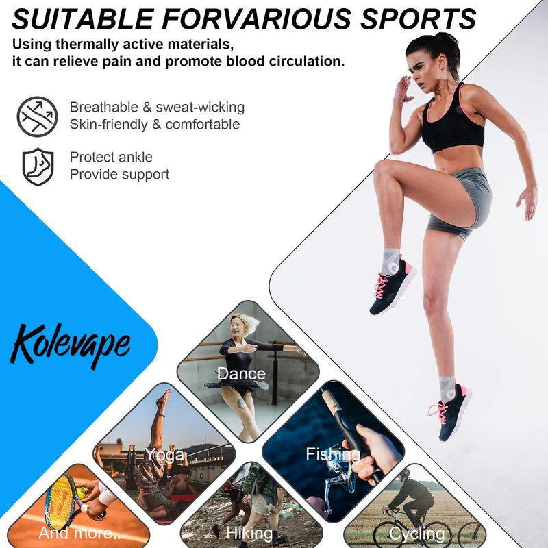 [Australia] - 3 Pairs Neuropathy Socks for Women & Men,Nano Comprex Ankle Sleeves Protection Elastic Socks,Soothe Socks for Neuropathy Pain,Anti Fatigue Compression Foot Sleeve Brace Socks Medium Mixed(3pcs) 