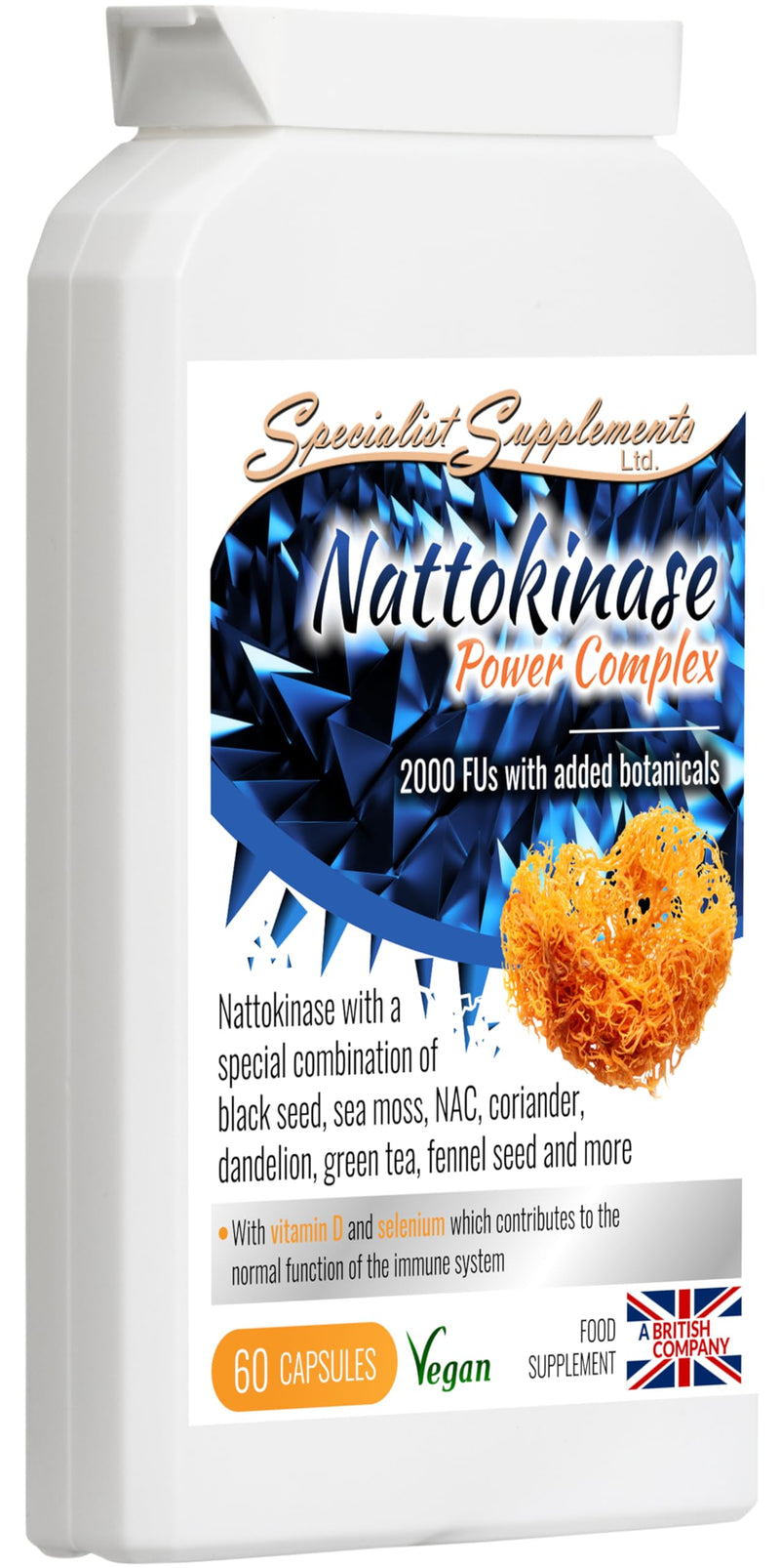 Nattokinase Power Complex, 60 Capsules