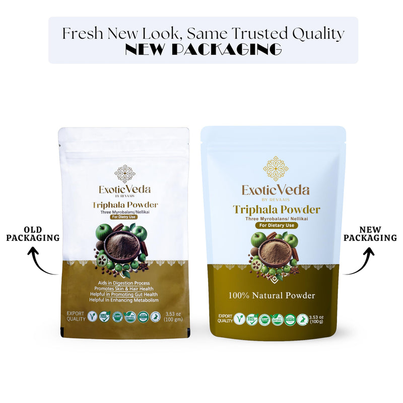 [Australia] - Organic Triphala Powder - Detox Cleanse for Lung, Liver, Colon, and Gut Health - Herbal Skin Care and Fiber Powder - Detox Cleanse 100g 