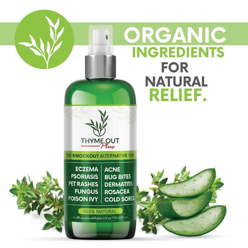[Australia] - Plus Eczema Treatment, Psoriasis Treatment Treats Acne, Dermatitis, Rosacea, Cold Sores, Pet Rashes, Bug Bites, Poison Ivy, Anti Itch Spray for Itchy Skin Relief for Kids, Adult & Baby 8 Fl Oz (Pack of 1) 