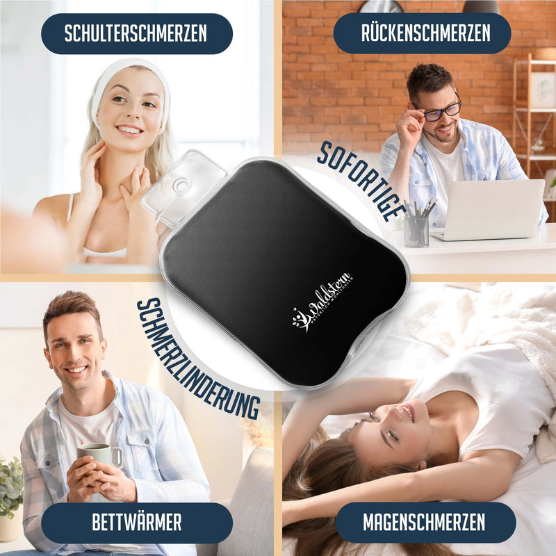 [Australia] - Waldstern® Moor Cushion - intensive deep heat - Moor hot water bottle, heat cushion for microwave for relaxation, transparent 