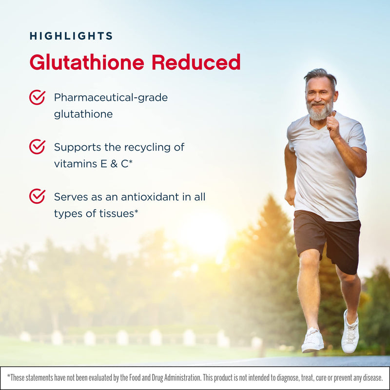 [Australia] - Jarrow Formulas - Glutathione Reduced 500 mg 60 caps (Pack of 2) 1 Count (Pack of 120) 