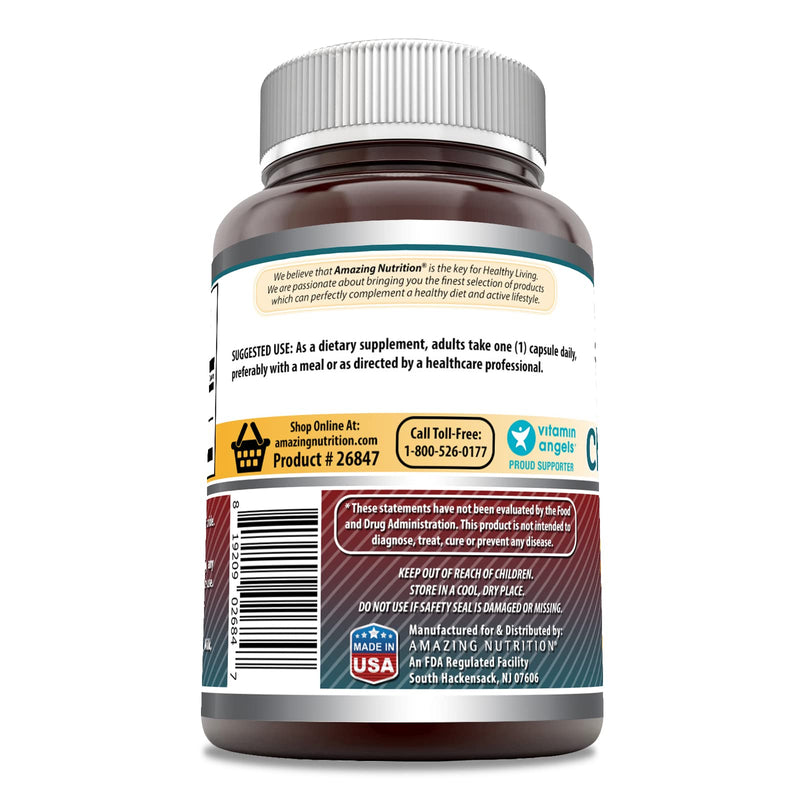[Australia] - Amazing Formulas Choline & Inositol Supplement | 500 Mg Per Serving | Capsules | Non-GMO | Gluten-Free | Made in USA (1 Pack, 100 Count) 100 Count (Pack of 1) 