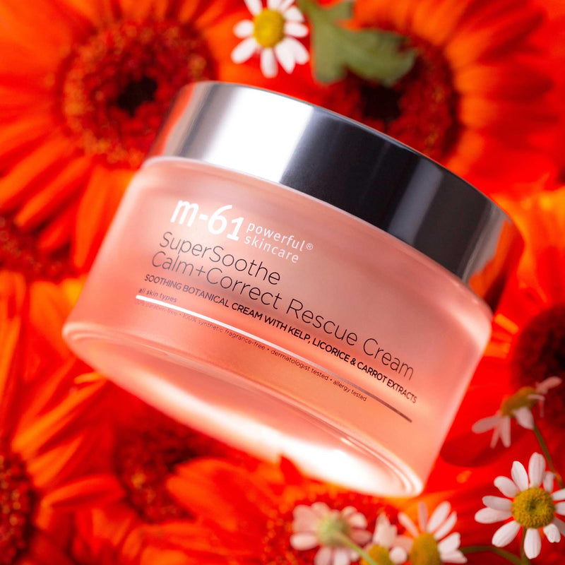m-61 SuperSoothe Calm+Correct Rescue Cream, 1.7 Fl Oz | Rich, Creamy, Calming Botanical Face Cream, Soothes Redness, Calms Dry, Irritated Skin