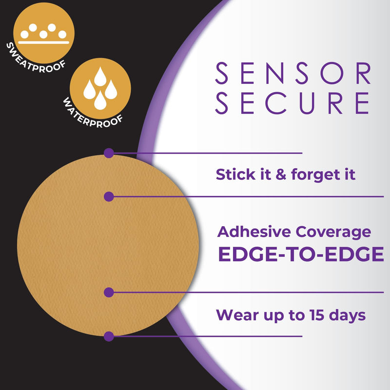 [Australia] - CGM Overpatch | Freestyle Libre 3 | Tan Full Coverage Design| 25-Count | Waterproof Adhesive | Anti-Fray | Easy Application & Removal | Made in USA | Sensor Protection 