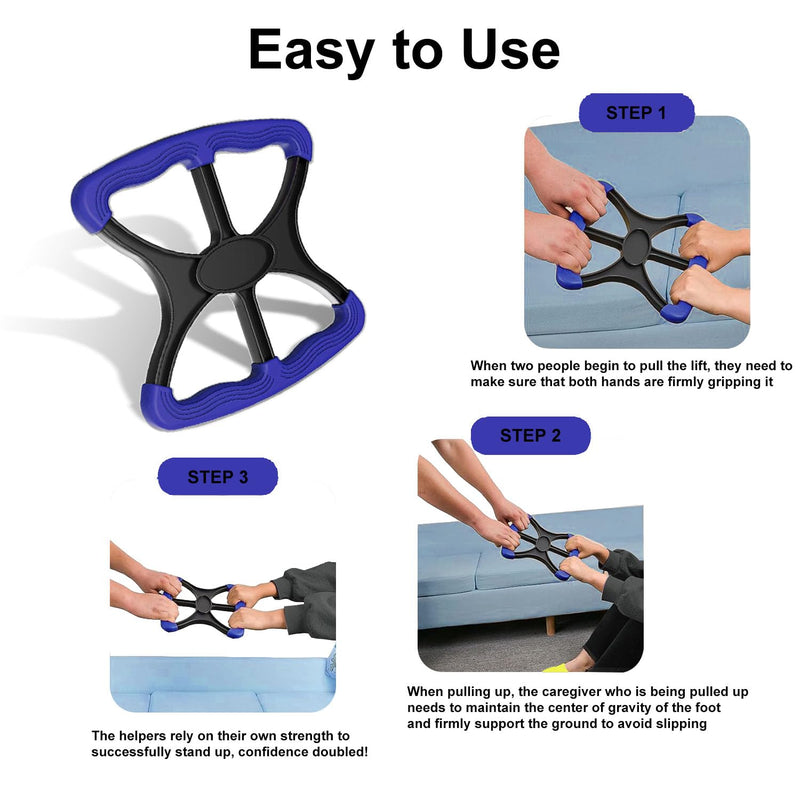 [Australia] - Liberty Lift Assists Standing Aid-Handicap, Portable Lift Aid Bar with No-Slip Grip Handles to Transfer Elderly,Senior,Bariatric,Patient or Disabled Assists Caregiver or Nurse,Supports Gifts for Daily 