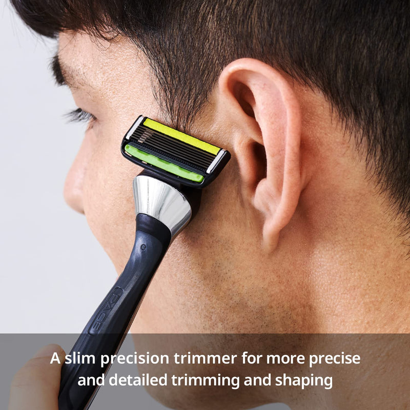 [Australia] - Dorco Pace 6 Pro - Six Blade Razor System with Trimmer - 2 Replacement Handles (Handles Only) 