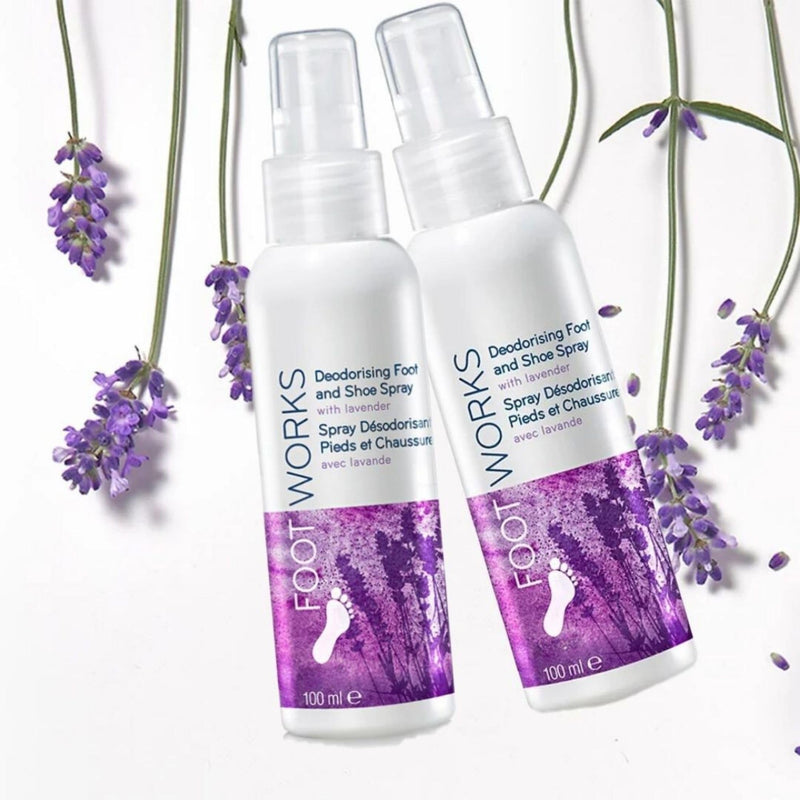 Foot And Shoe Spray With Lavender- Anti Odor- 2Pcs Set