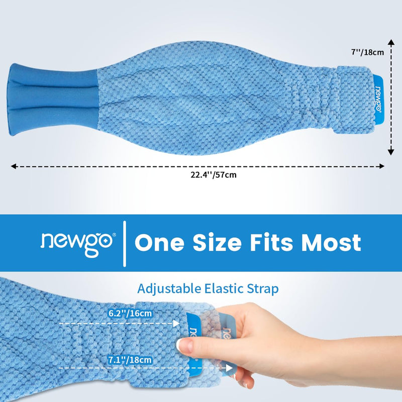 [Australia] - NEWGO Heat Pad Grain Pillow for Knees, Microwave Natural Knee Hot Water Bottle for Relieving Knee Pain and Arthritis, Muscle and Joint Stiffness Super Soft Fabric 