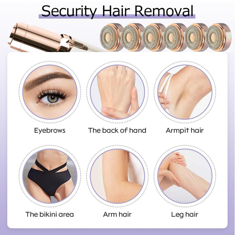 [Australia] - Gen 2 Replacement Heads for Flawless Facial Hair Remover, Shaver Pro Replacement Blades Heads Compatible with Finishing Touch Flawless Hair Removal for Woman Face,As Seen on TV.(6 Pack) 6Pack For New Flawless Gen2 