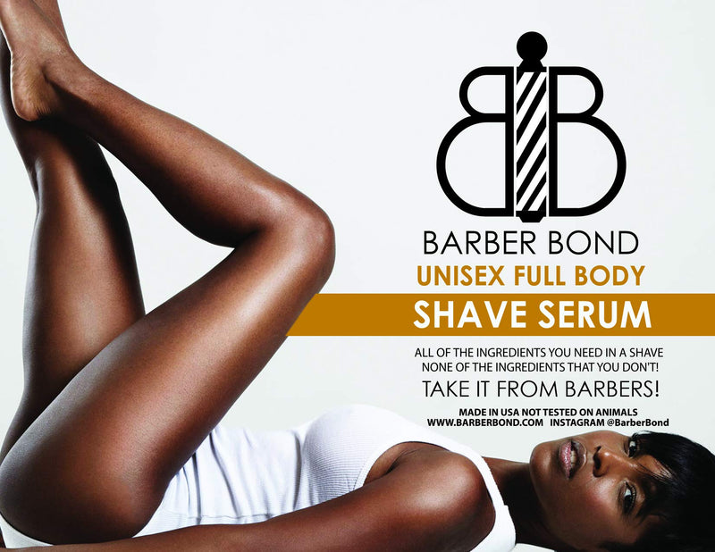 [Australia] - Barber Bond® Premium Unisex Full Body Shave Serum (8oz) Clear Shave Gel 8 Fl Oz (Pack of 1) 