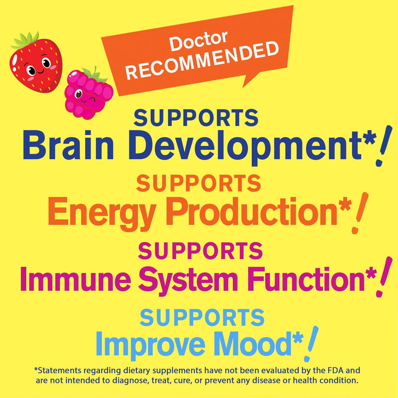WellYeah Vitamin B12 Kids + Vitamin D3+K2 Kids, Gummies Bundle - Great Tasting, Vitamin Supplement, Gluten Free, GMO Free, Chewable Gummy