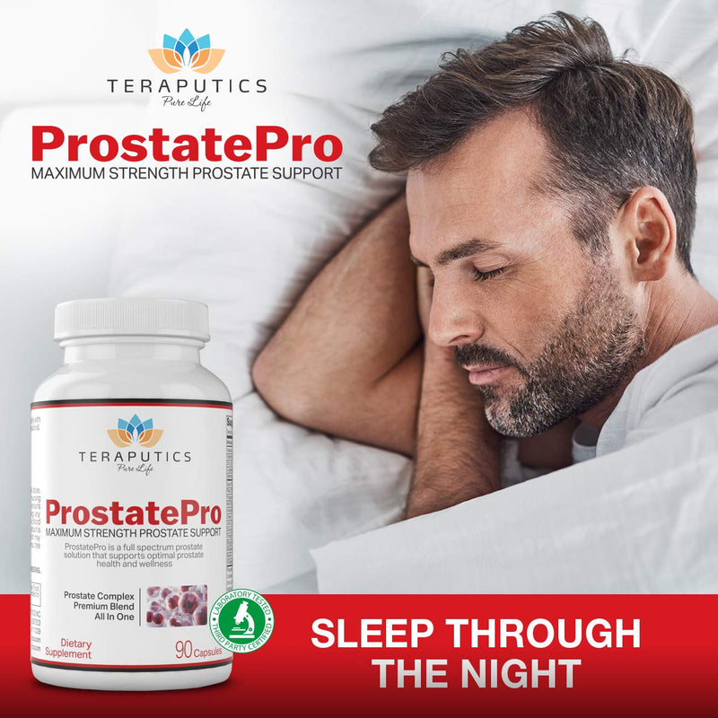 [Australia] - ProstatePro - 33 Herbs Saw Palmetto Prostate Health Supplements For Men | Reduce Urination | Hair Growth w/ DHT Blocker | Beta Sitosterol, Pygeum and Saw Palmetto for Men Prostate Support, 90 Capsules 