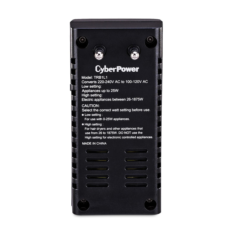 CyberPower TRB1L1 Universal Travel Adapter/Converter, Compact Design