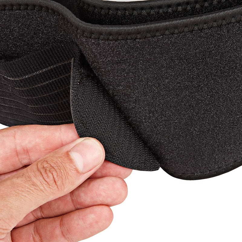 Premium Sciatica Belt Support | Adjustable Lumbar & Hip Brace | Pain Relief for Lower Back | Comfortable & Breathable Compression Belt for Sciatica & Sacroiliac Pain (Unisex) (Black)