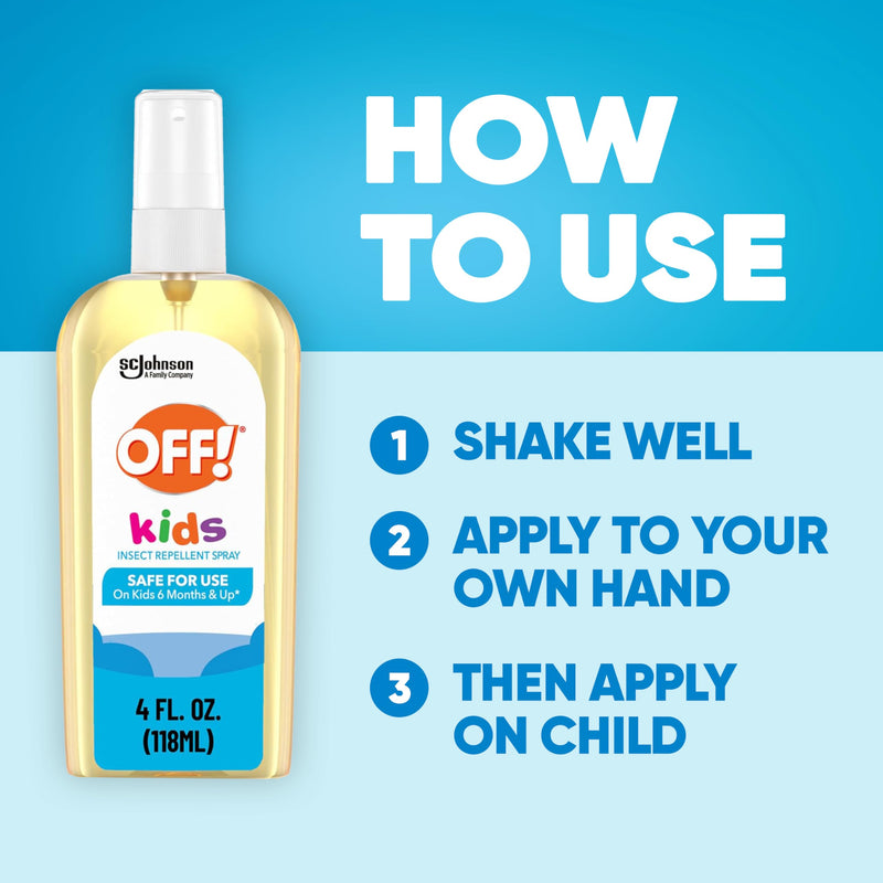 [Australia] - OFF! Kids Insect Repellent Spray, Botanically Inspired, Safe for Use On Kids, 4 oz 