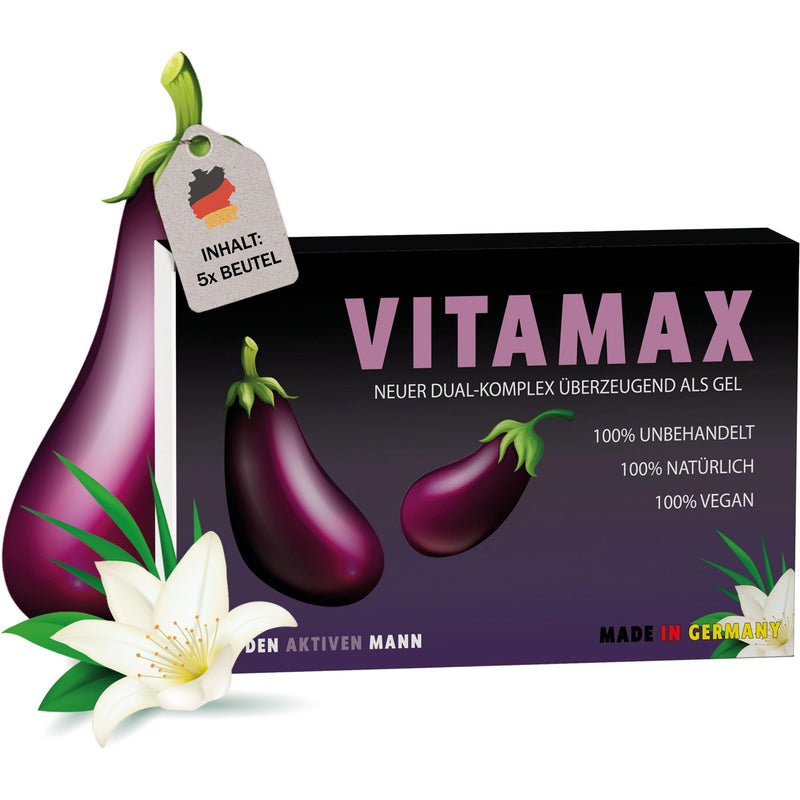 [Australia] - Vitamax Dual Complex for Active Men | High quality: 500 mg Tribulus Terrestris, Red Ginseng, L-Arginine | Practical application for lust, love and passion 