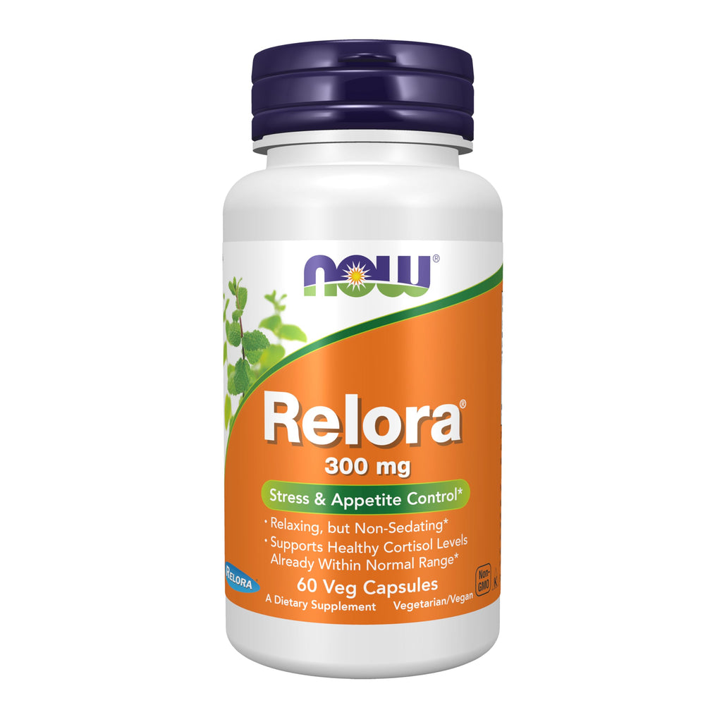 NOW Supplements, Relora 300 mg (a Blend of Plant Extracts from Magnolia officinalis and Phellodendron amurense), 60 Veg Capsules 60 Count (Pack of 1)