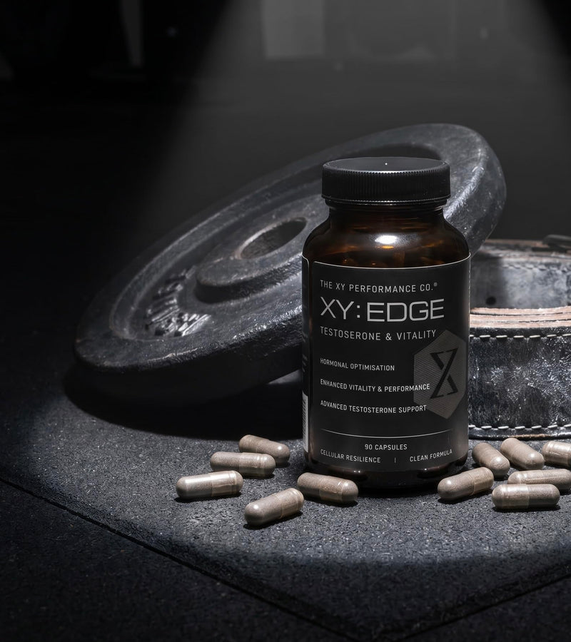 XY Edge | Testosterone Support Supplement for Men | Clinically Engineered Hormonal Balance & Vitality System | 90 Capsules