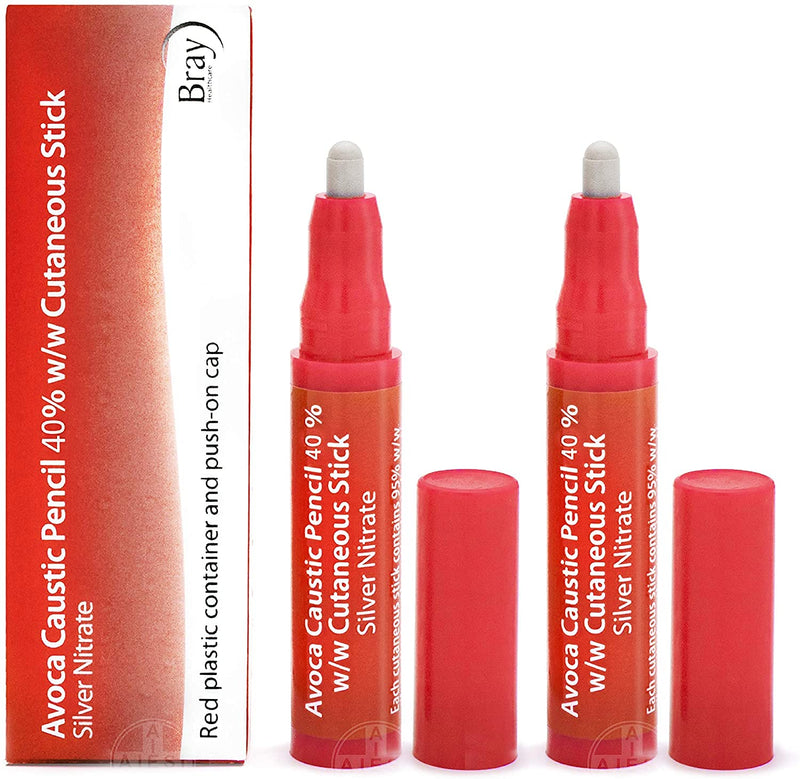 [Australia] - AVOCA 40% Silver Nitrate Etching Pen for Removing Warts, Leeks and Textiles (Pack of 2) 