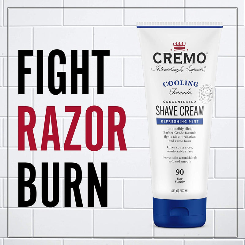 [Australia] - CREMO - Soothing Shaving Foam For Men | Combats irritation | 177ml 