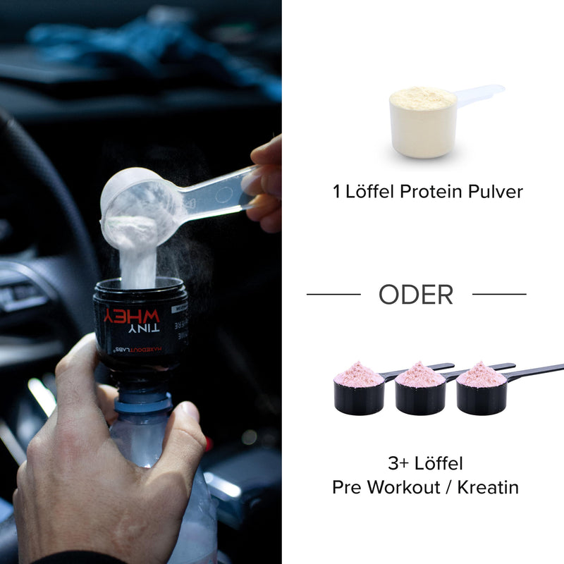 [Australia] - Tinywhey | 2x protein powder scoops | Protein Powder Container | Fitness Gifts Men | Protein Scoop | Protein Keychain | Protein powder storage | Fitness Gadgets | Gym gadgets 