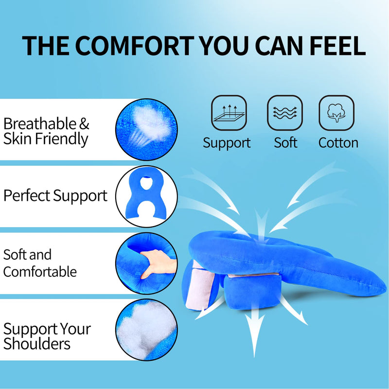 [Australia] - Face Down Pillow After Eye Surgery, Breathe Easy Retinal Detachment Pillow, Vitrectomy Macular Hole Recovery Equipment for Post Eye Surgery Recovery 