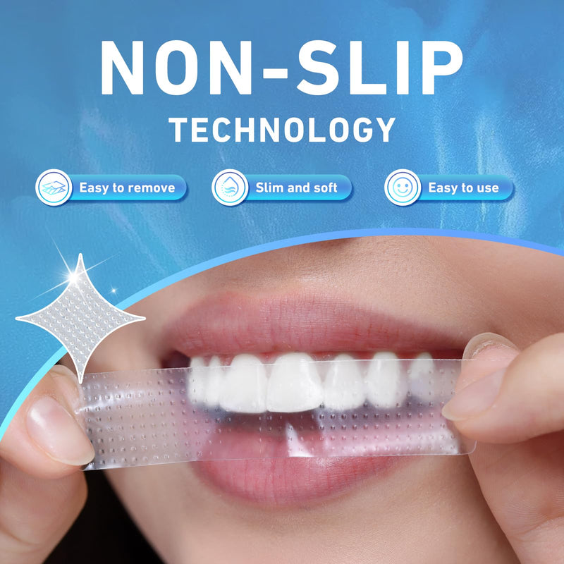 [Australia] - Teeth Whitening Strips-Professional White Strips for Sensitive Teeth Whitening Kit,Enamel Safe Coconut Whitener Strip for Teeth Whitening,Effective for Teeth Stains Remove（28 strips） 