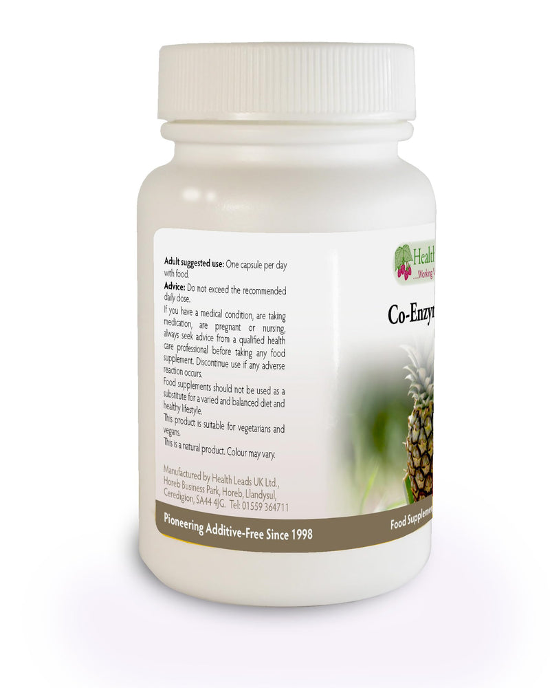 Coenzyme Q10 (CoQ10) 30mg x 90 Capsules (No Magnesium Stearate)