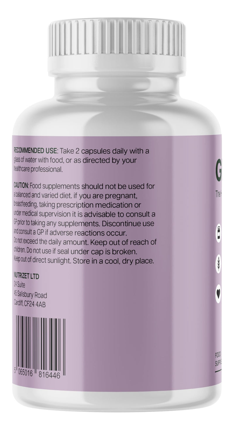 Gluco Fit - Natural Ingredients - Vegan - Weight Management Capsules - One Months Supply - 60 Capsules