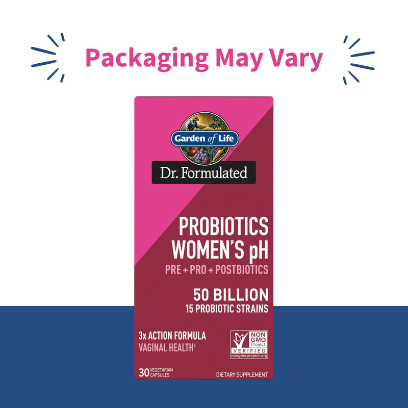 [Australia] - Garden of Life Dr Formulated Once Daily 3-in-1 Complete Prebiotics, Postbiotics & Probiotics for Women, PRE + PRO + POSTBIOTIC Supplement for Women‚Äôs Digestive, Immune & Vaginal Health, 30 Day Supply Unflavored 30 Count (Pack of 1) 