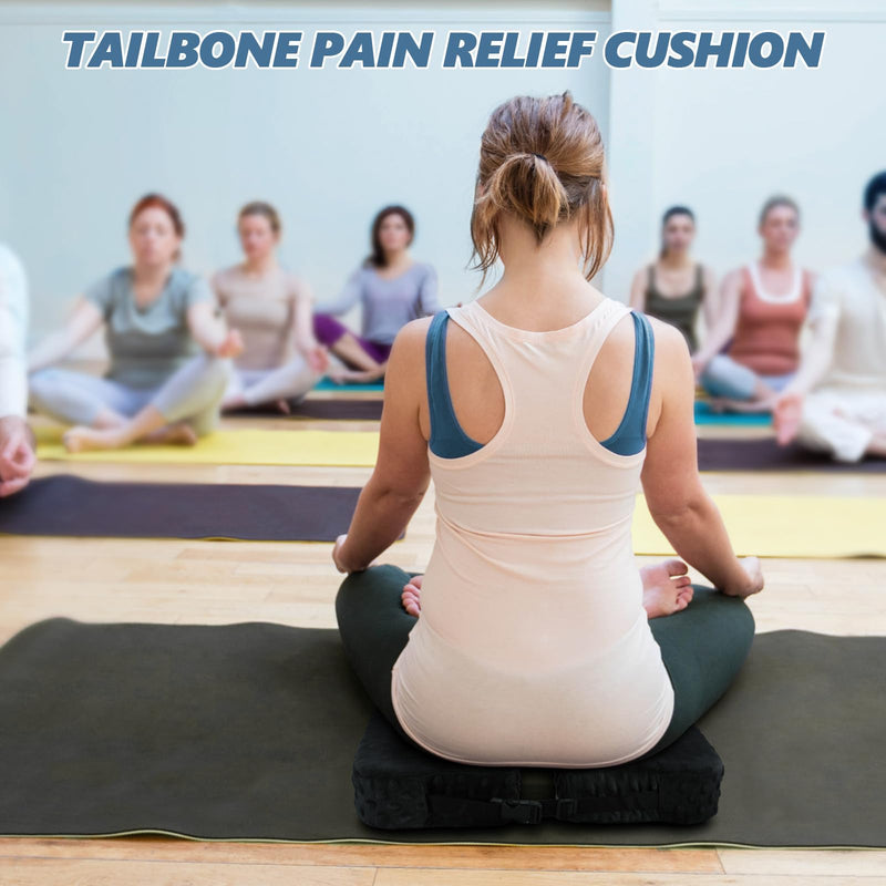 [Australia] - Donut Pillow Hemorrhoid Pillow, Large Seat Cushion with Comfort Supports, Butt Pillow Pain Relief for Tailbone Pain, Coccyx, Prostate, Sciatica, Pressure Sores, Pregnancy, Post Surgery Dark Grey 