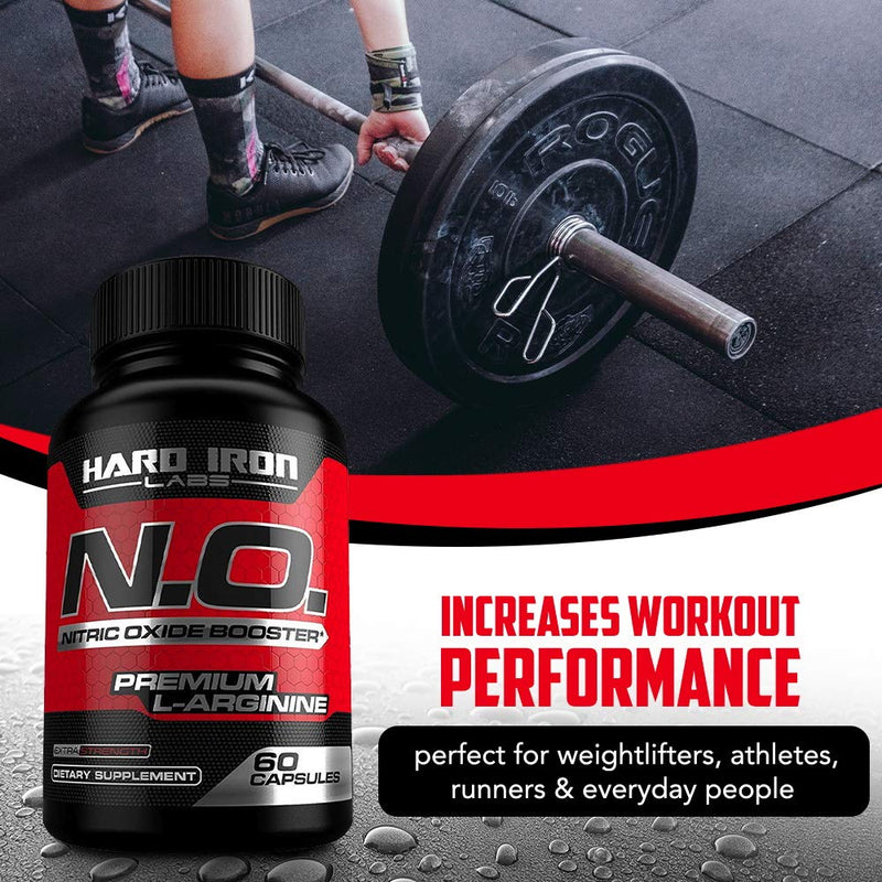[Australia] - N.O. Nitric Oxide Booster with L-Arginine, L-Citrulline, Beta Alanine, AAKG - Non-GMO, Gluten-Free, Vegan - Pre-Workout Supplement for Muscle Growth, Stamina, Energy, Pumps, Vascularity - 120 Capsules 120 Count (Pack of 1) 