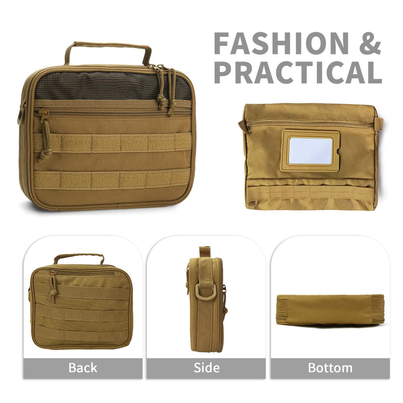SMONT mens toiletry travel bag shaving kit bag for men travel