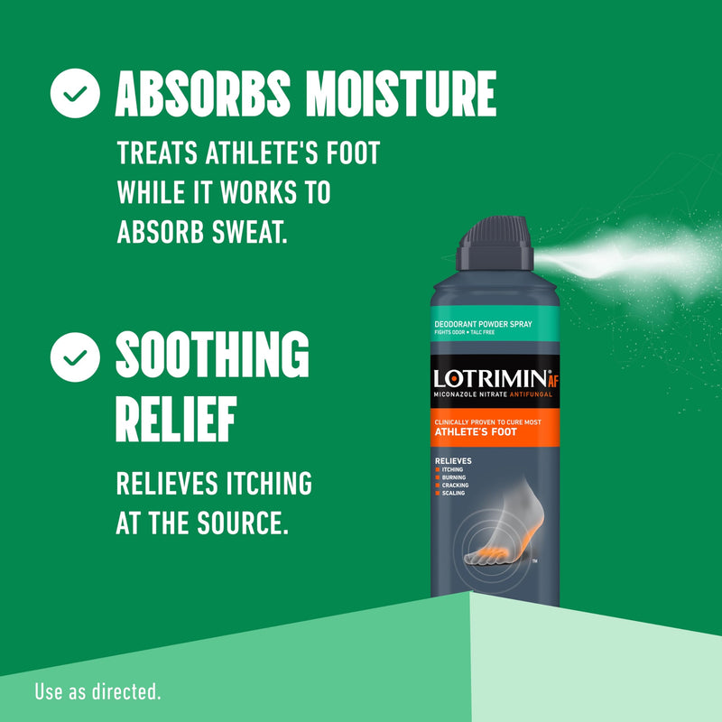[Australia] - Lotrimin Medicated Deodorant Powder Spray with Miconazole Nitrate 2%, 4.6 oz (Pack of 3) Fresh 4.6 Ounce (Pack of 3) 