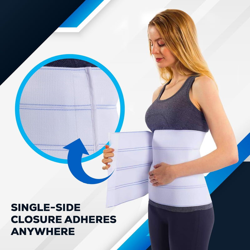 [Australia] - NYOrtho Abdominal Binder Lower Waist Support Belt - Compression Wrap for Men and Women MADE IN USA (45" - 60") 3 Panel - 9" 3 Panel - 9" High 45-60 Inch (Pack of 1) 