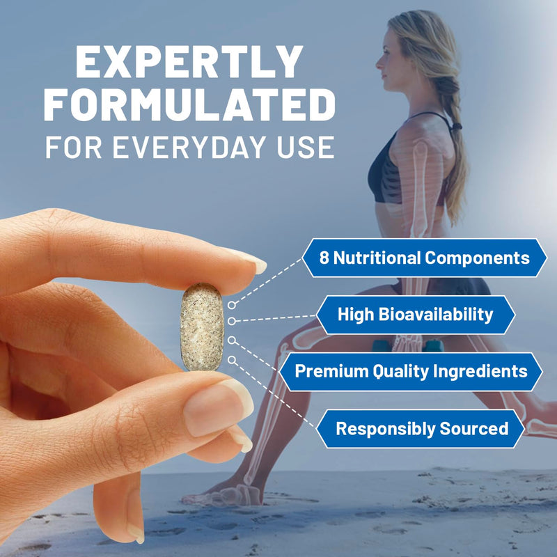 [Australia] - Glucosamine and Chondroitin Complex 2227 mg per serving | 200 highly effective tablets | 8 nutritional components | Made in the UK by Prowise 