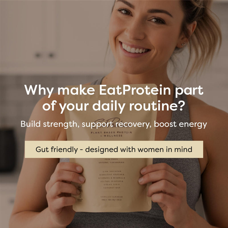 Vegan Protein Powder Designed for Women | 600g | 20g Pea Protein with Added Vitamins, Fibre & Live Cultures | Dairy, Lactose, Gluten & Soy Free Plant Based Protein Shake | UK Made | Vanilla
