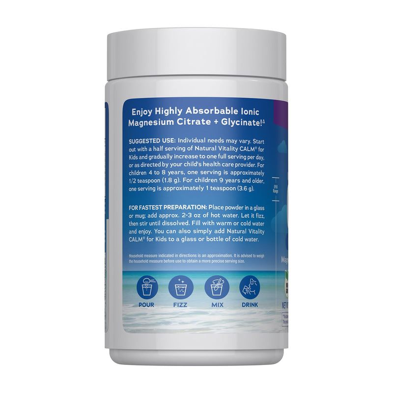 Natural Vitality Natural Calm Kids, Mixed Berry - 453g