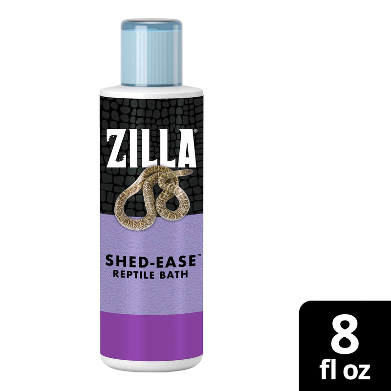 Zilla Shed-Ease Reptile Bath, Shedding Support and Penetrating Bath for All Lizards and Snakes 8 Fl Oz (Pack of 1) - PawsPlanet Australia