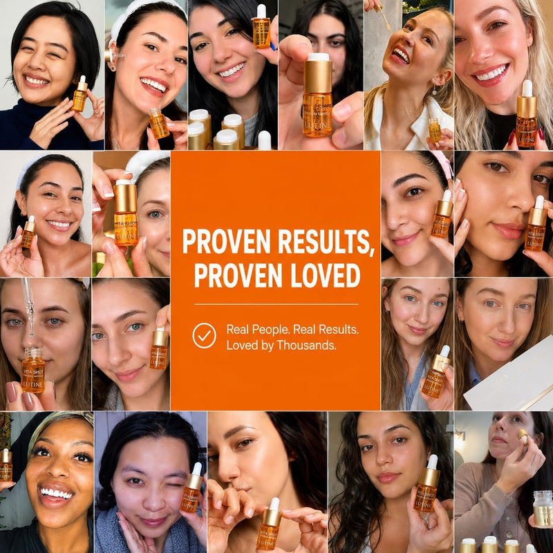 Vita-Shot Vitamin C Ampoule – Vitamin C Face Serum with Ectoine & Glyceryl Glucoside, Korean Skincare Ampoule for Daily Use 0.23 Fl Oz (Pack of 2)