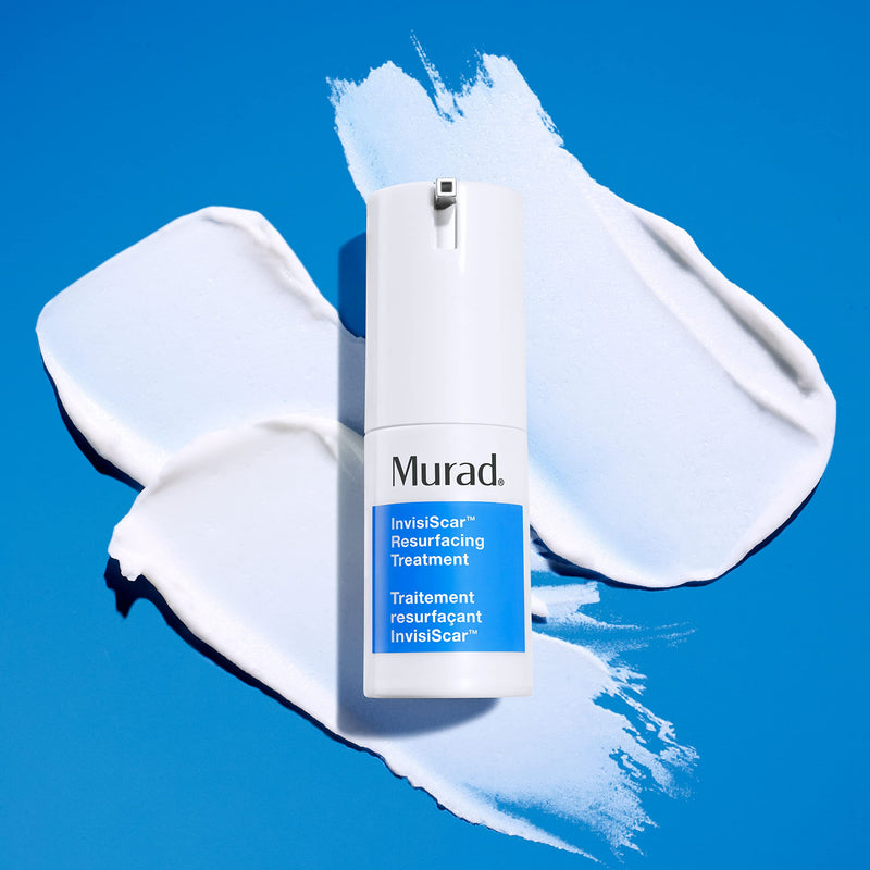 Murad InvisiScar Resurfacing Treatment - Salicylic Acid - 0.5 Fl Oz | Acne scar cream with Vitamin C & Salicylic Acid refines acne scars while Centella Asiatica hydrates and supports skin repair