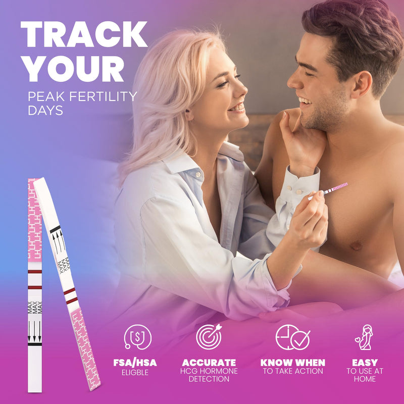 [Australia] - Pelvana Pregnancy and Ovulation Test Strips Combo Kit - 50 LH Fertility Test Strips + 20 Pregnancy HCG Checker Kits - Identify Your Peak Fertility Days - Easy at Home Ovulation Tests (70 Piece Kit) 1 Count (Pack of 70) 